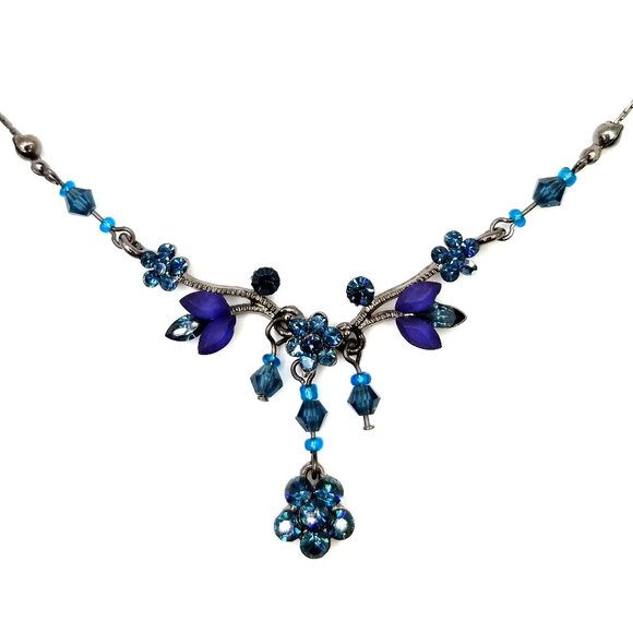 Vintage Crystal Beaded Necklace. - Picture 3 of 5